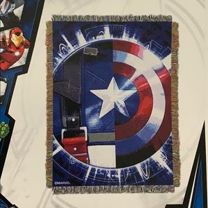 Marvel Avengers Captain America Throw